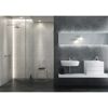 Modernes Badezimmer mit grauen Fliesen