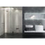 Modernes Badezimmer mit grauen Fliesen und Waschbecken