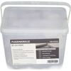 200 durchsichtige Fugenkreuze in Plastikbox