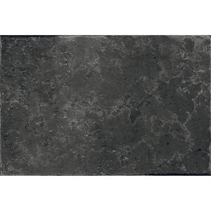 Terrassenplatte 'Antiquus' Feinsteinzeug schwarz 40,8 x 61,4 x 2 cm