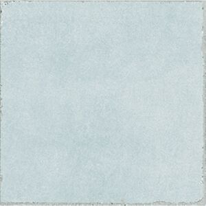 Bodenfliese 'Valencia' Feinsteinzeug hellblau matt 20 x 20 cm