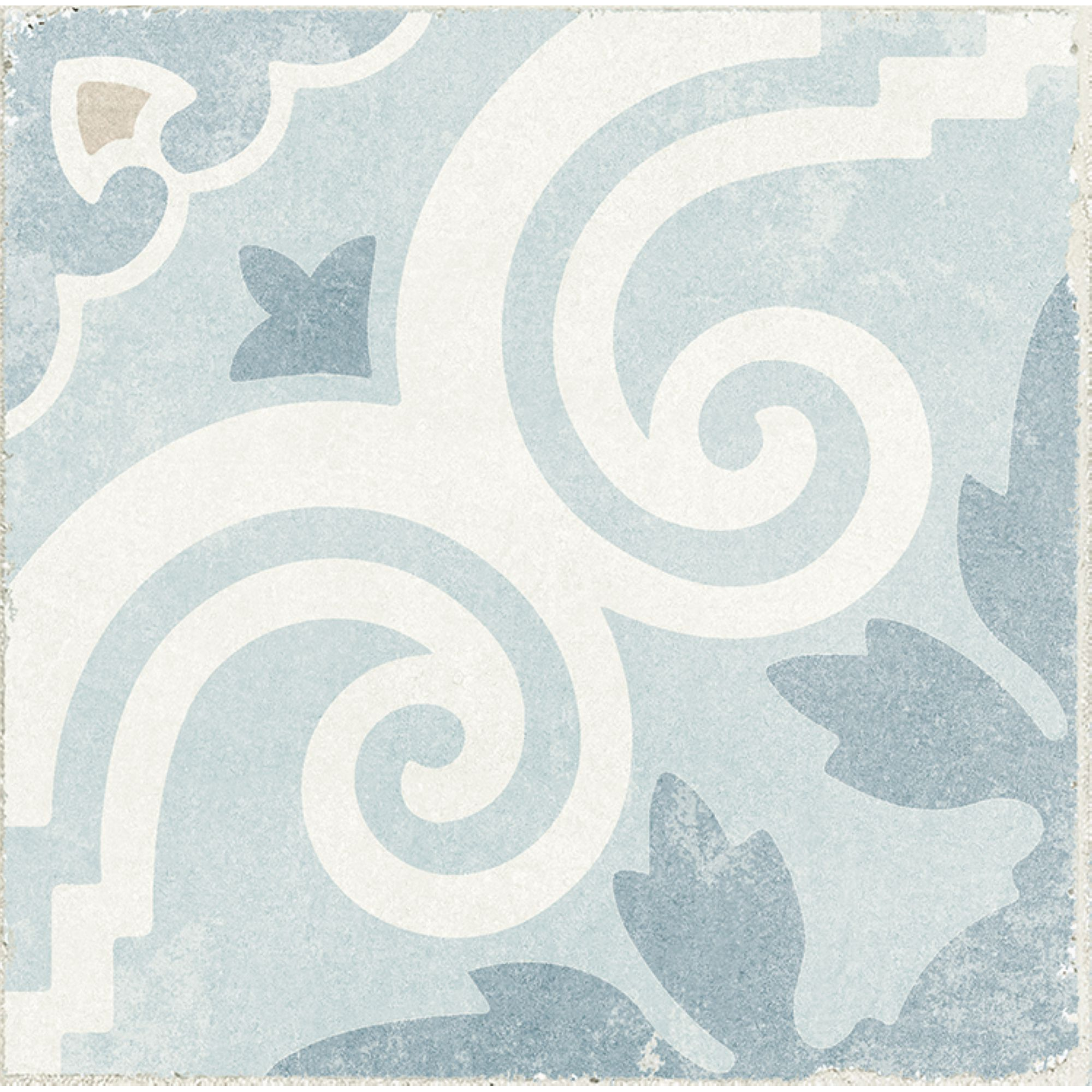 Bodenfliese 'Turia' Feinsteinzeug blau/beige matt 20 x 20 cm + product picture