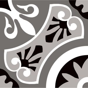 Bodenfliese 'Retro Brindisi gris' Feinsteinzeug mehrfarbig 22,5 x 22,5 cm