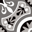 Verkleinertes Bild von Bodenfliese 'Retro Brindisi gris' Feinsteinzeug mehrfarbig 22,5 x 22,5 cm