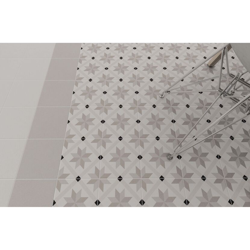 Bodenfliese 'Retro Genova' Feinsteinzeug beige 22,5 x 22,5 cm