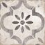 Bodenfliese 'Retro Mesina gris' Feinsteinzeug mehrfarbig 22,5 x 22,5 cm