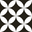 Verkleinertes Bild von Bodenfliese 'Retro Kioto' Feinsteinzeug mehrfarbig 22,5 x 22,5 cm