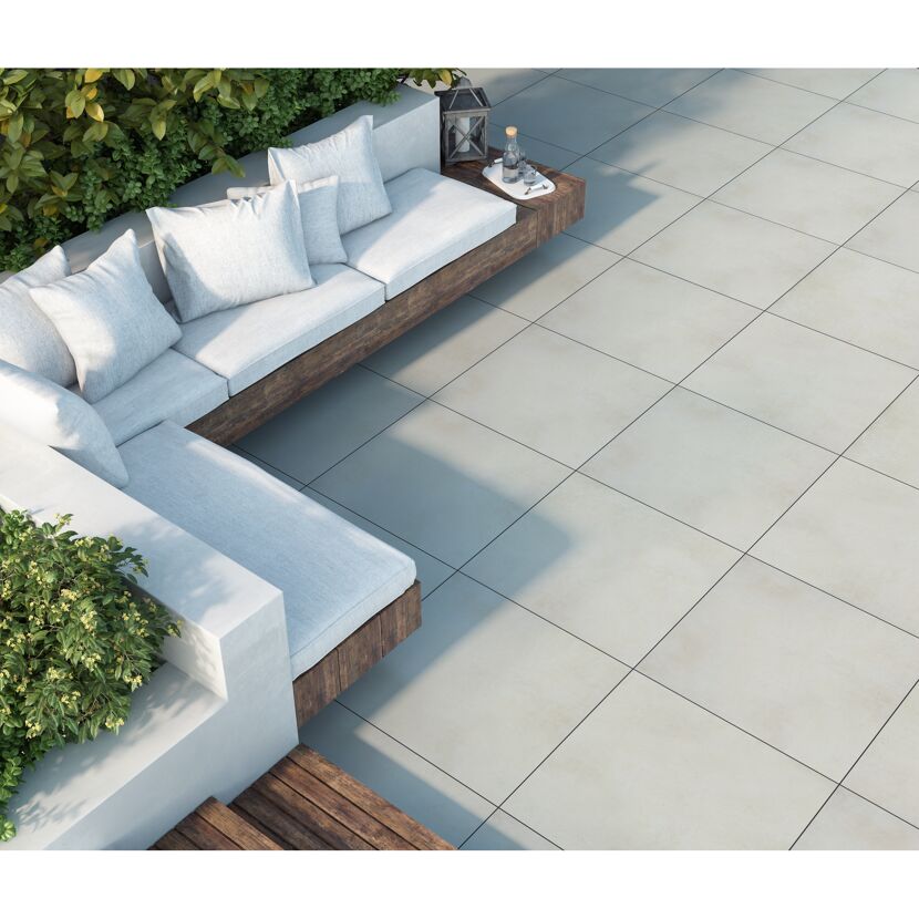Bodenfliese 'Bisquit' Feinsteinzeug 60 x 60 cm beige