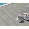 Terrassenplatte 'Tortuga' Feinsteinzeug grau 60 x 60 x 2 cm