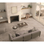 Bodenfliese 'Essen' Feinsteinzeug beige 45 x 90 x 0,9 cm