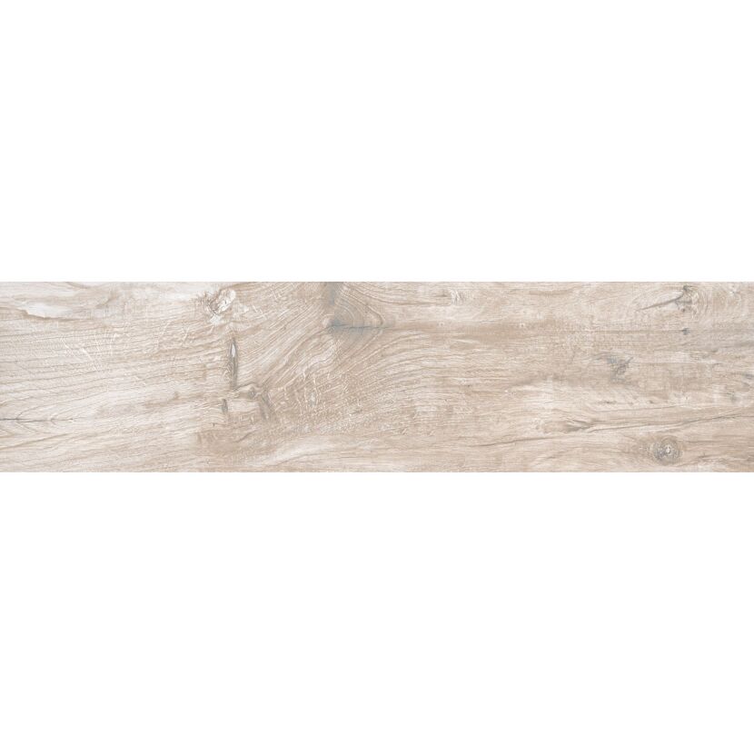 Bodenplatte 'Nebraska' Feinsteinzeug Holzoptik/beige 29,7 x 119,5 x 2 cm
