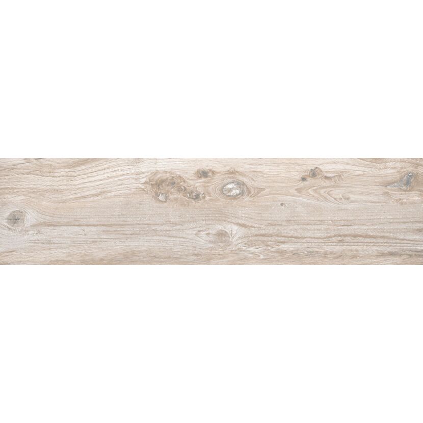 Bodenplatte 'Nebraska' Feinsteinzeug Holzoptik/beige 29,7 x 119,5 x 2 cm