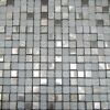 Mosaikfliese 'Meringa' Materialmix weiß 30 x 30 cm
