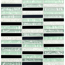 Verkleinertes Bild von Mosaikfliese 'Zebra' Materialmix schwarz-weiß 30 x 30,6 cm