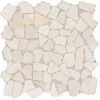 Mosaikfliese 'Natursteinmosaik' Naturstein beige 28 x 28 cm