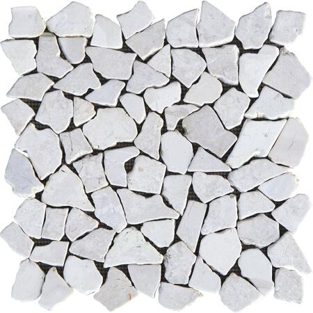2. Bild von Mosaikfliese 'Natursteinmosaik' Naturstein beige 28 x 28 cm