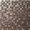 Mosaikfliese aus Glas und Naturstein