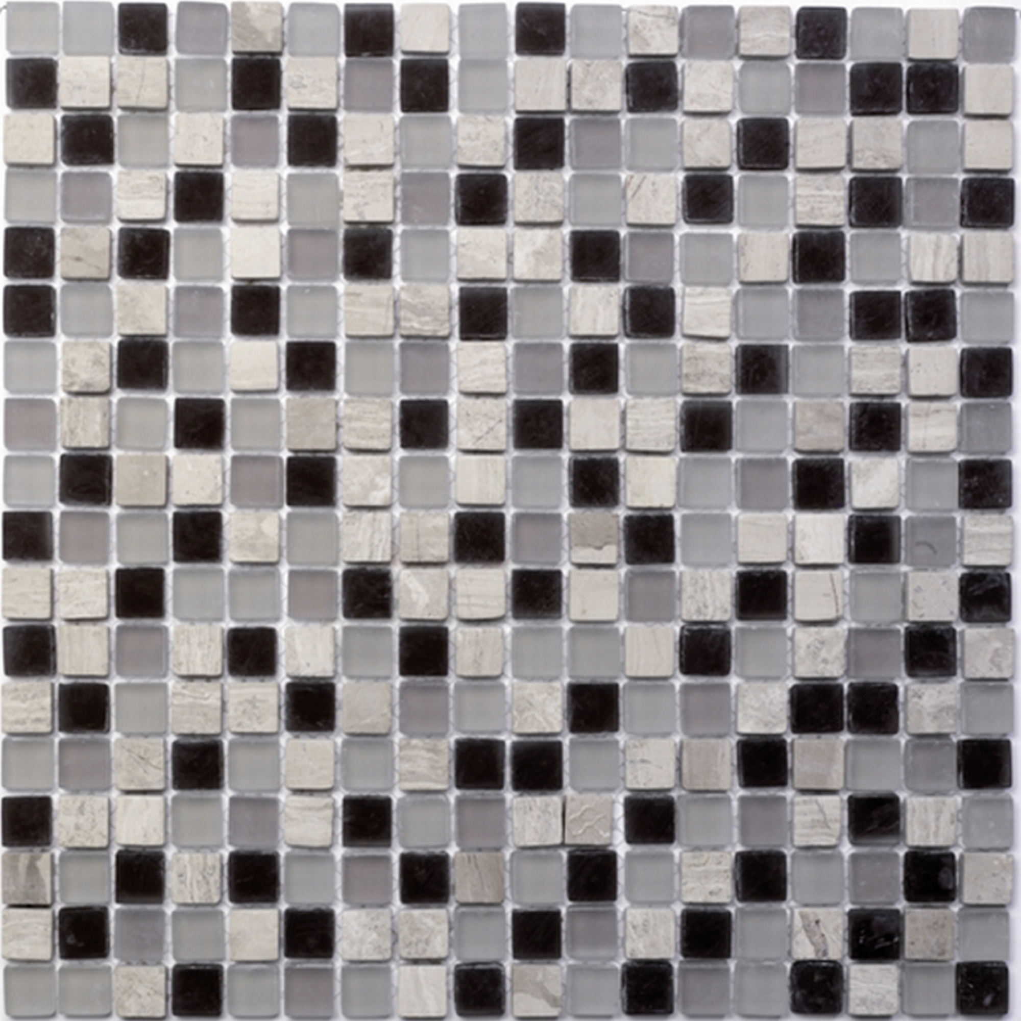 Mosaikfliese 'Lila' Materialmix grau 30 x 30 cm + product picture