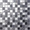 Mosaikfliese 'Boston' Materialmix grau 30 x 30 cm