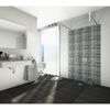 Mosaikfliese 'Nexo' Materialmix grau 30 x 30 cm