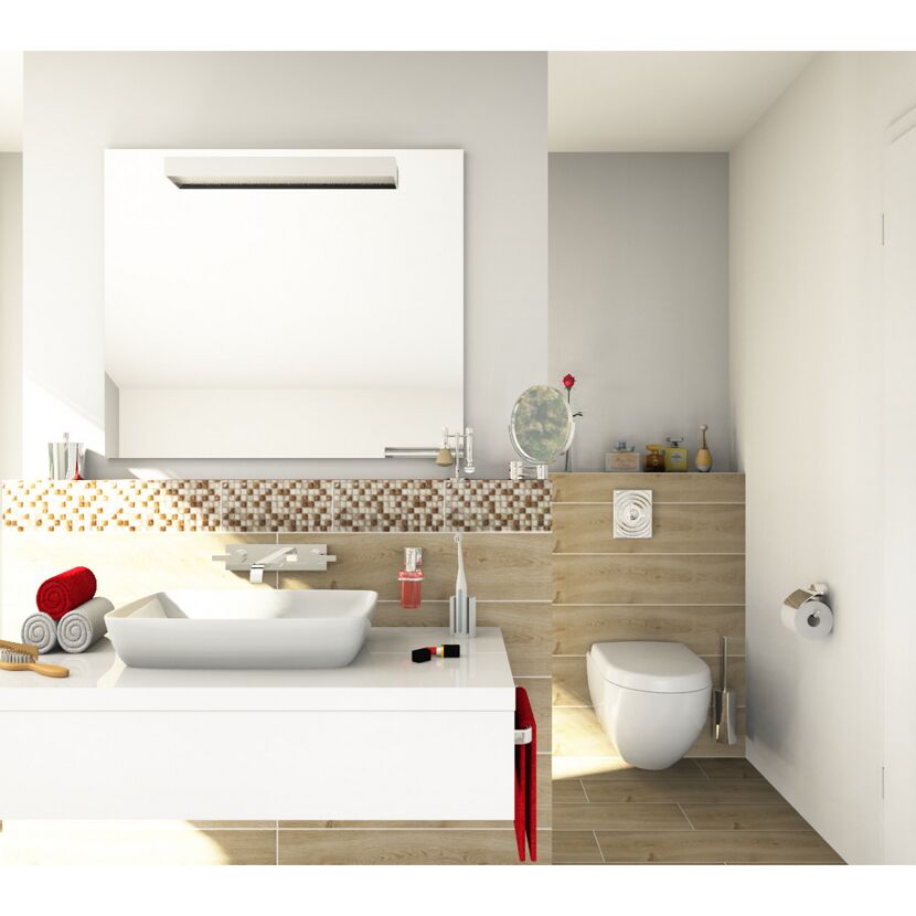 Mosaikfliese 'Oro' Materialmix beige 30 x 30 cm