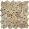 Beige Natursteinmosaik Bruch Rosso