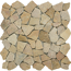 Verkleinertes Bild von Mosaikfliese 'Bruch' Naturstein braun 28 x 28 cm
