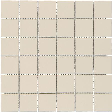 2. Bild von Mosaikfliese 'Color Dot' Feinsteinzeug ivory 30 x 30 cm
