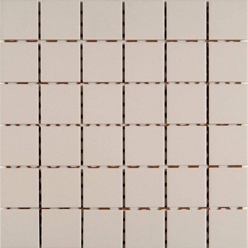 Mosaikfliese 'Color Dot' Feinsteinzeug ivory 30 x 30 cm