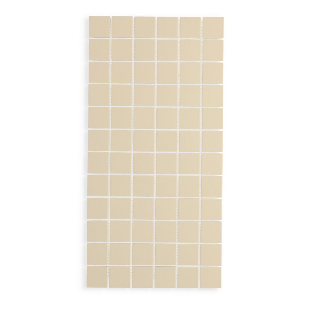 Mosaikfliese 'Color Dot' Feinsteinzeug ivory 30 x 30 cm