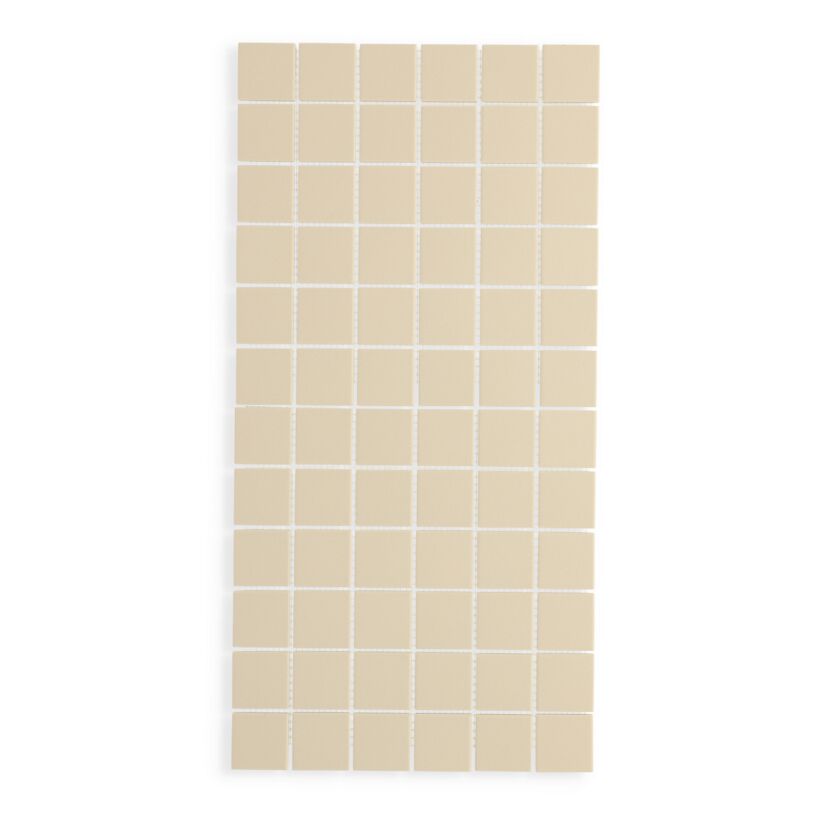 Mosaikfliese 'Color Dot' Feinsteinzeug ivory 30 x 30 cm