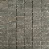 Mosaikfliese 'Kesme' Feinsteinzeug schwarz 29,5 x 29,5 cm
