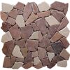 Bruchmosaik Rosso Cream 30x30