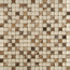 Verkleinertes Bild von Mosaikfliese 'Quebec' Materialmix braun 30 x 30 cm