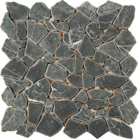 4. Bild von Mosaikfliese 'Nero' Naturstein schwarz 30,5 x 30,5 cm
