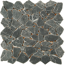 Verkleinertes Bild von Mosaikfliese 'Nero' Naturstein schwarz 30,5 x 30,5 cm