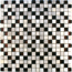 Verkleinertes Bild von Mosaikfliese 'Barbuda' Materialmix braun 30 x 30 cm