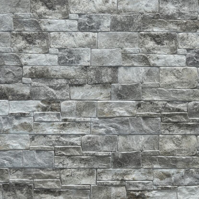 Graue Steinwand