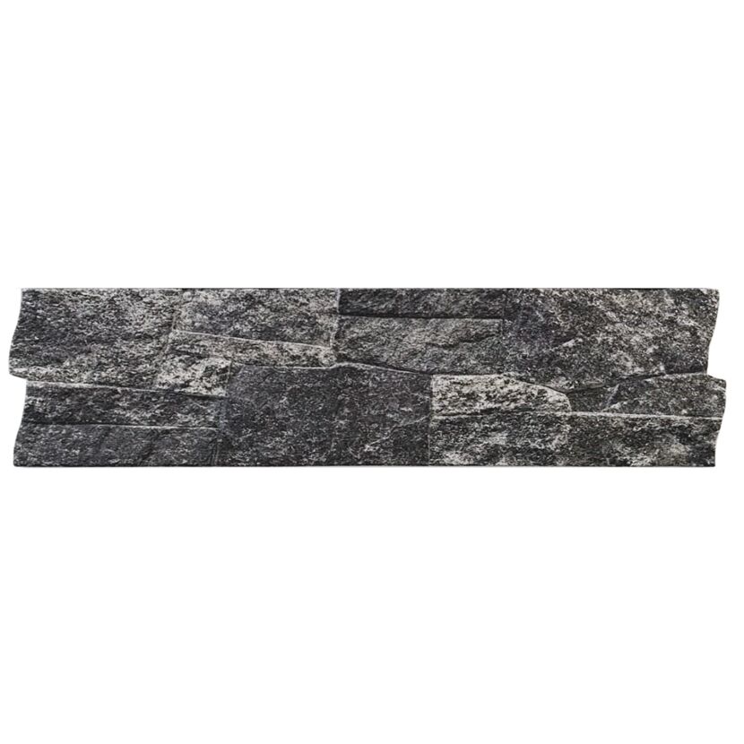 Schwarze Steinwand