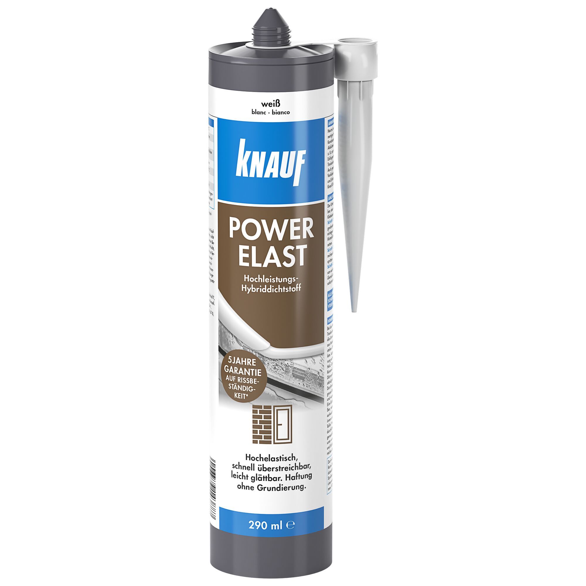 Kartusche mit Knauf Power Elast Dichtstoff
