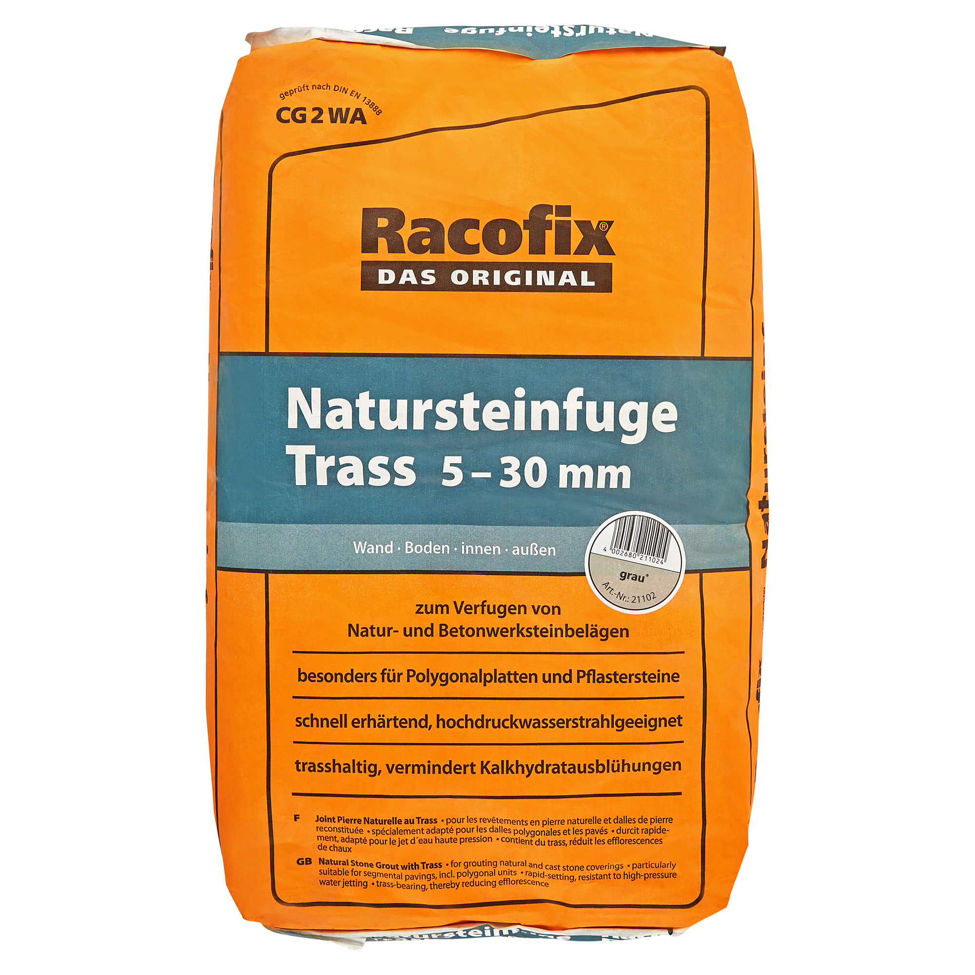 Natursteinfuge Trass grau 5 - 30 mm 25 kg + product picture