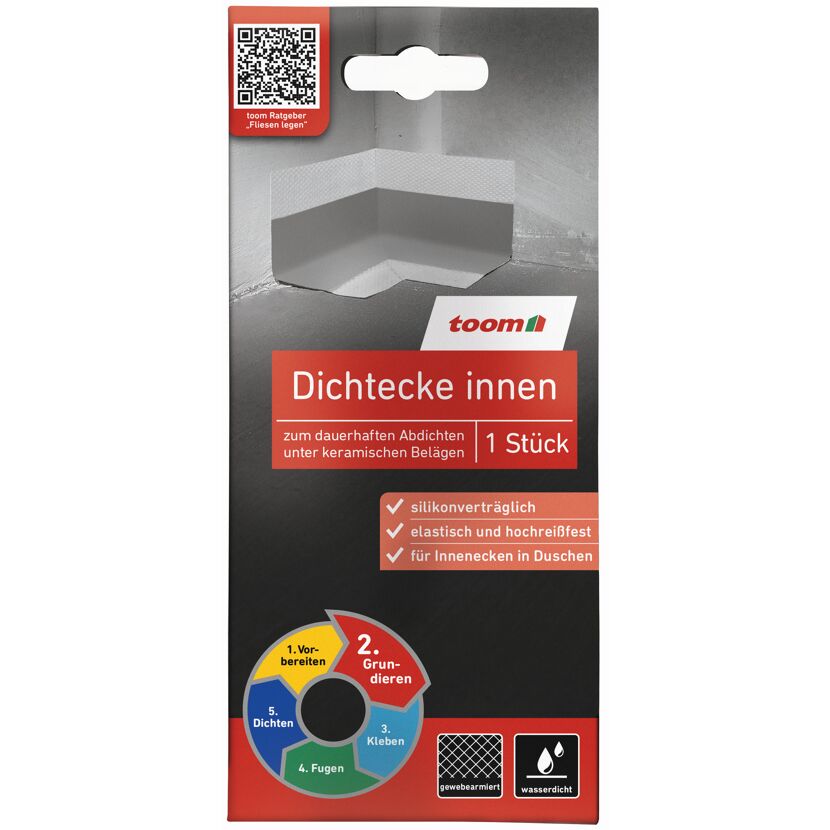 Duschdicht für Innenecken