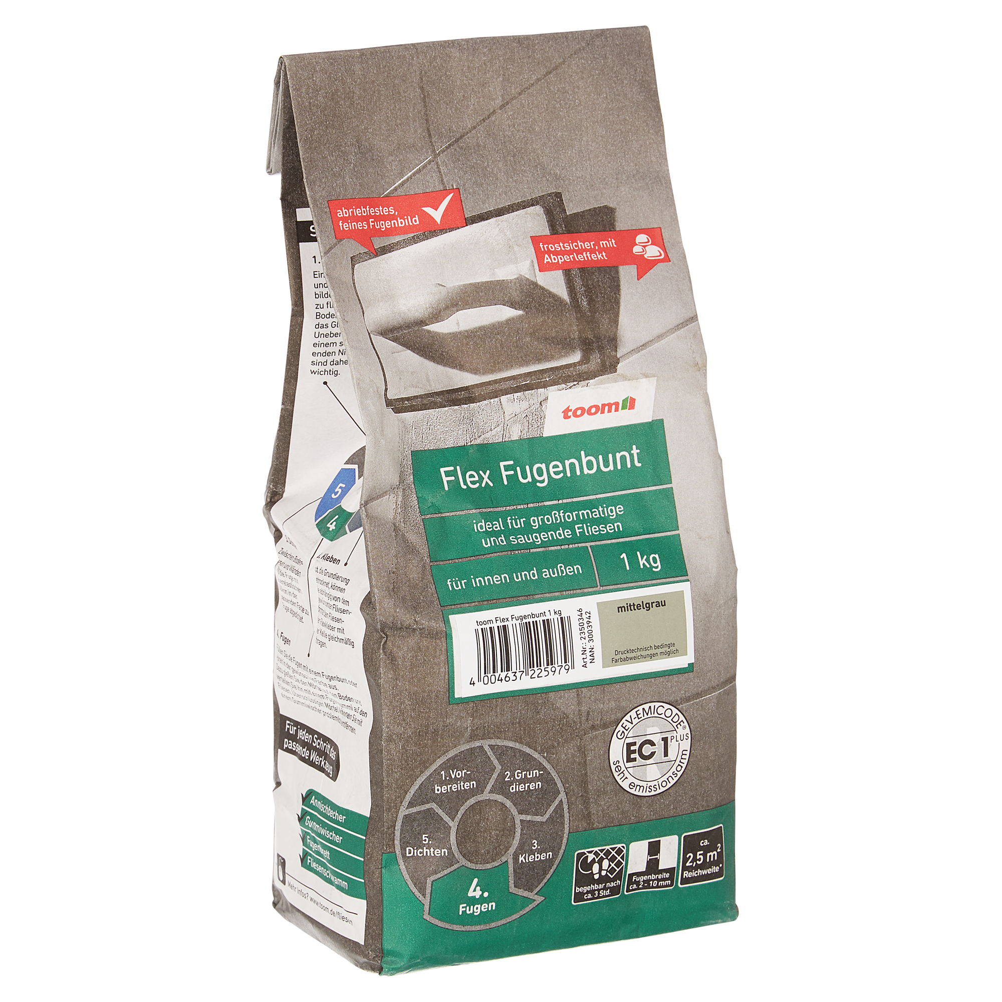 Flex-Fugenbunt grau 1 kg + product picture