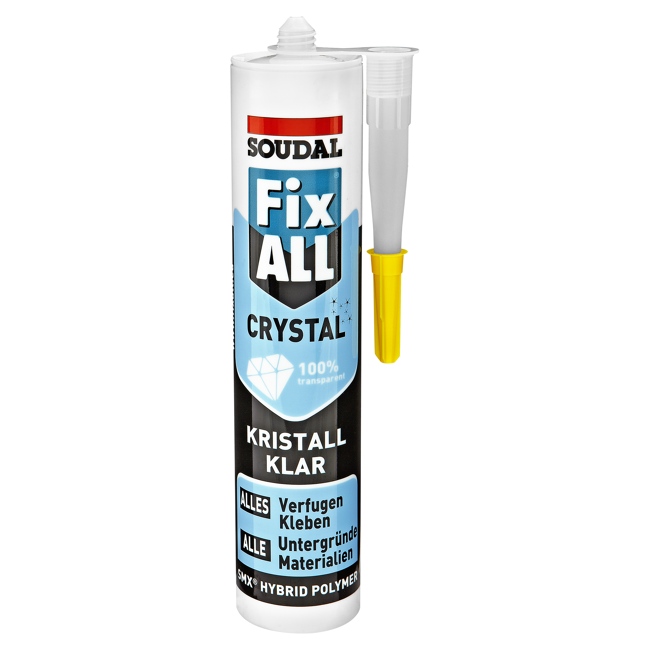 Bild von Montagekleber 'Fix All Crystal' transparent 300 g