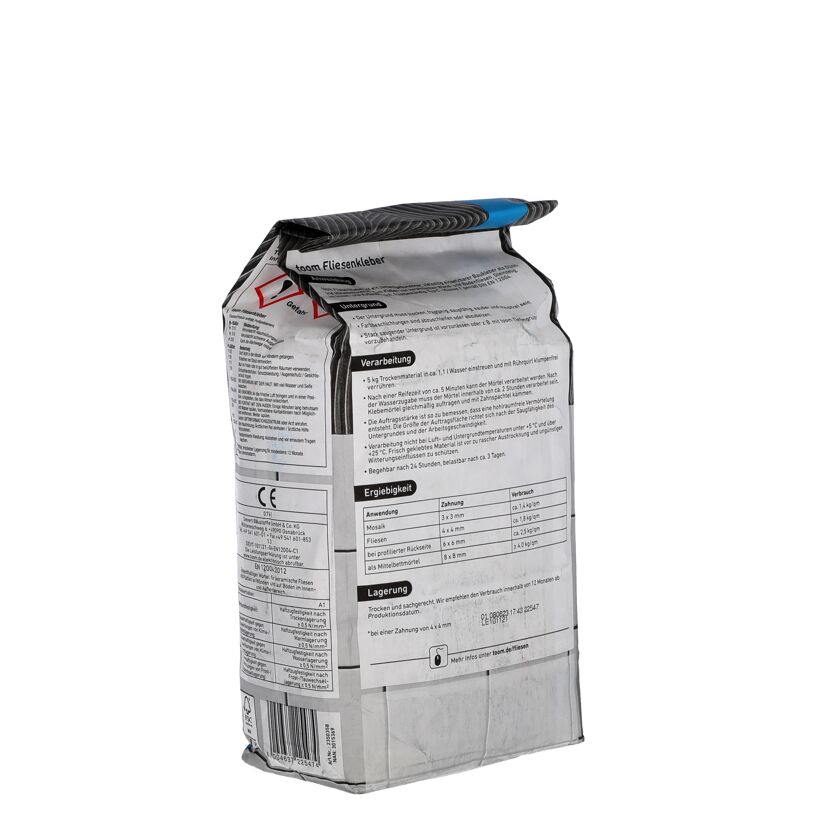 Fliesenkleber grau 5 kg