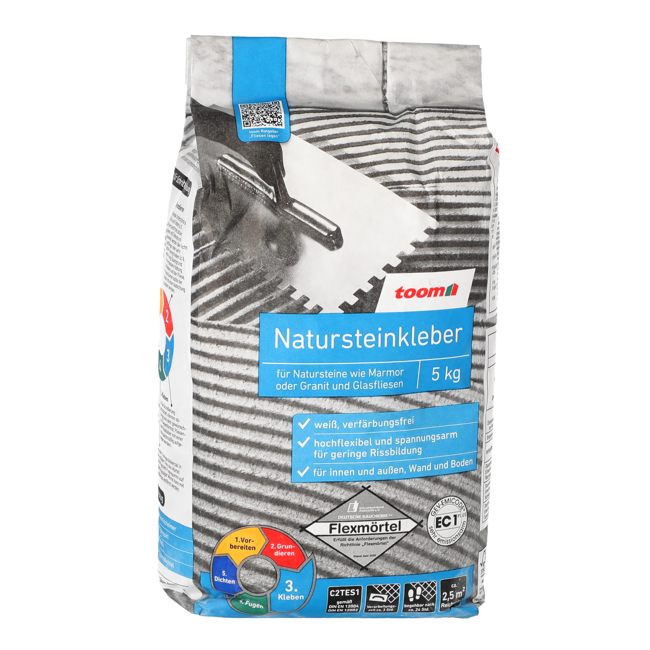 Bild von Natursteinkleber weiß 5 kg