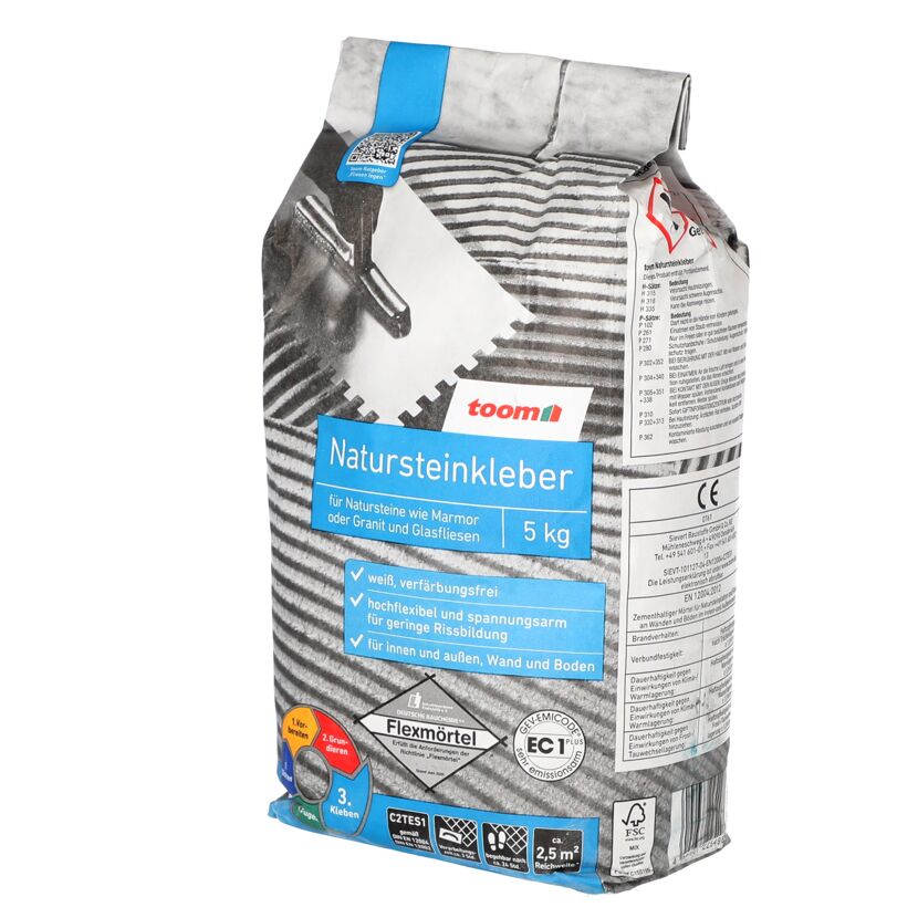 Natursteinkleber weiß 5 kg