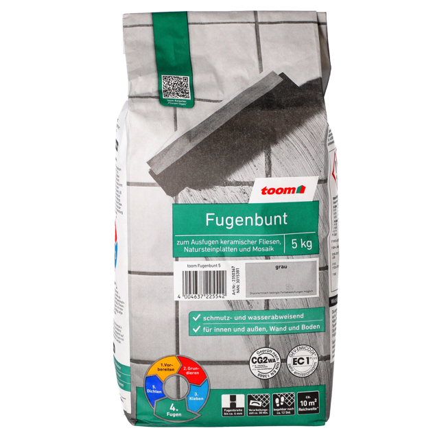 Bild von Fugenbunt grau 5 kg toom
