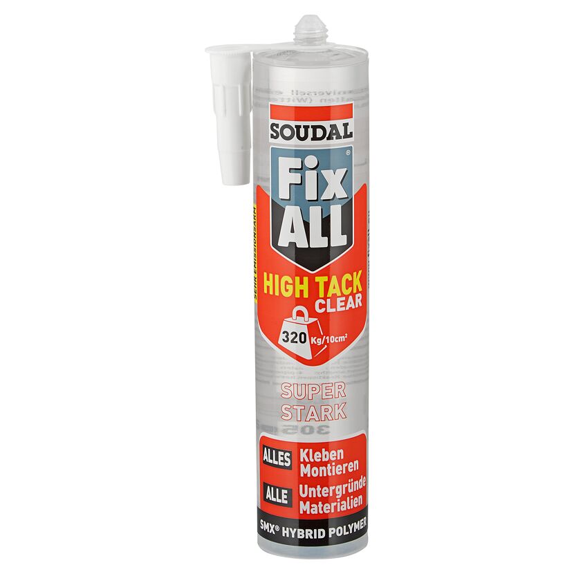 Montagekleber 'Fix All High Tack' kristallklar 305 g