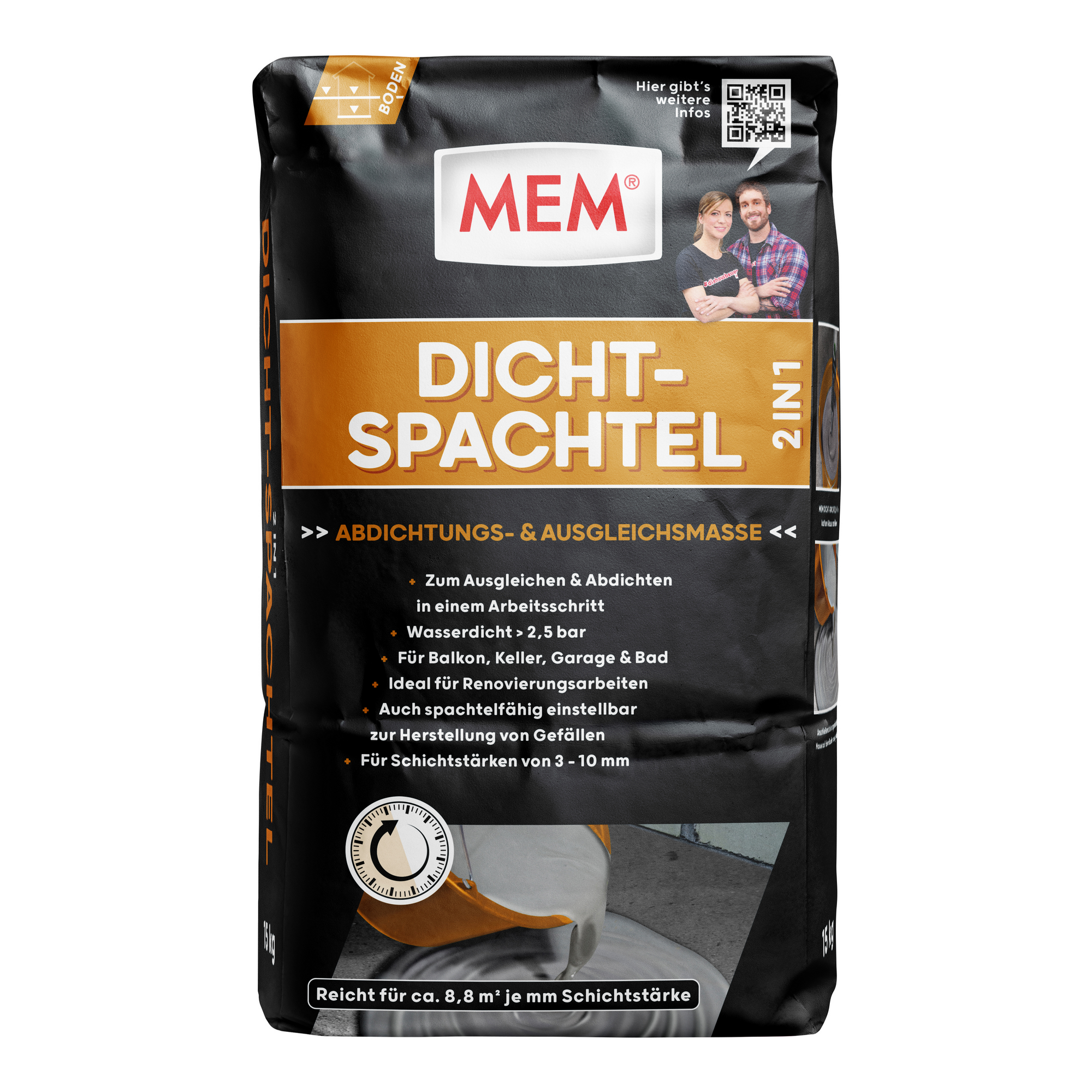 Dicht-Spachtel '2in1' 15 kg + product picture